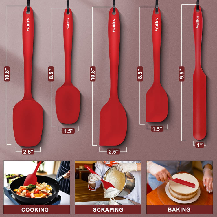 Silicone Spatula Set of 5 (5 Count)