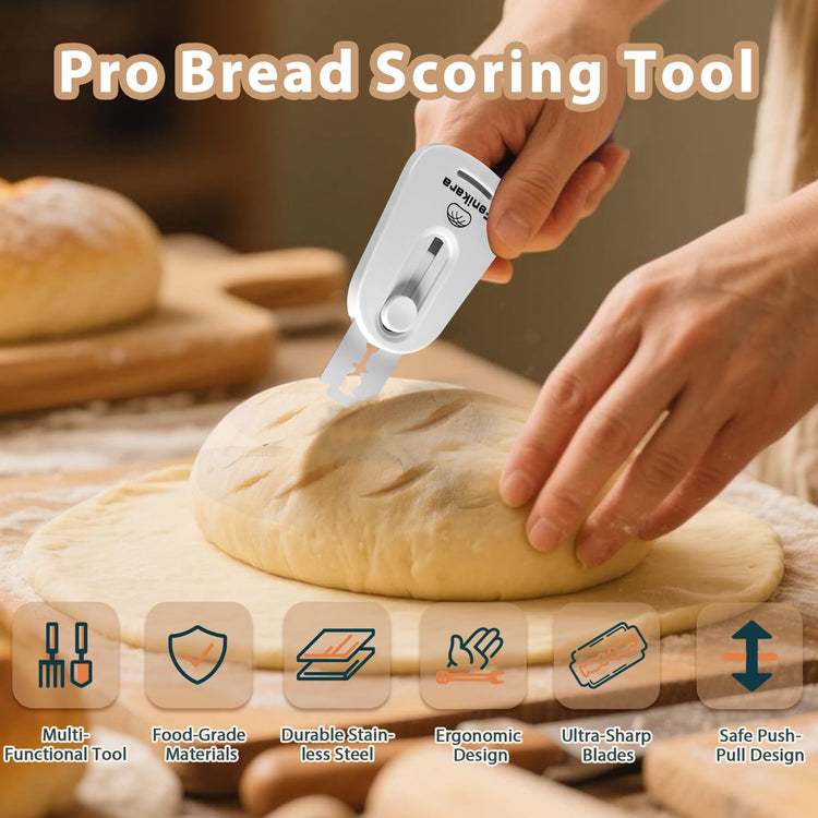 Premium Magnetic Bread Lame & Versatile Bread Scoring Tool