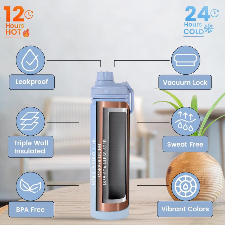 Tea Infuser Water Bottle 22 Oz