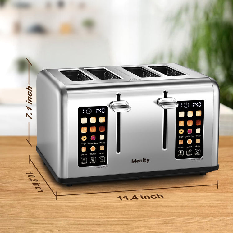 4 Slice Toaster with Touch Screen Control