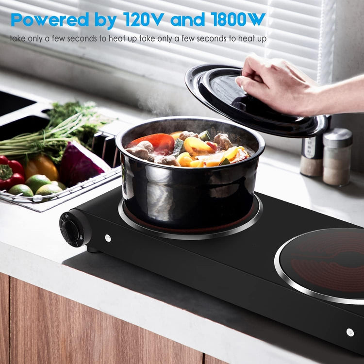 1800W Dual Infrared Burner Electric Hot Plate