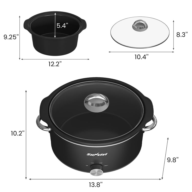 Small Slow Cooker 4QT