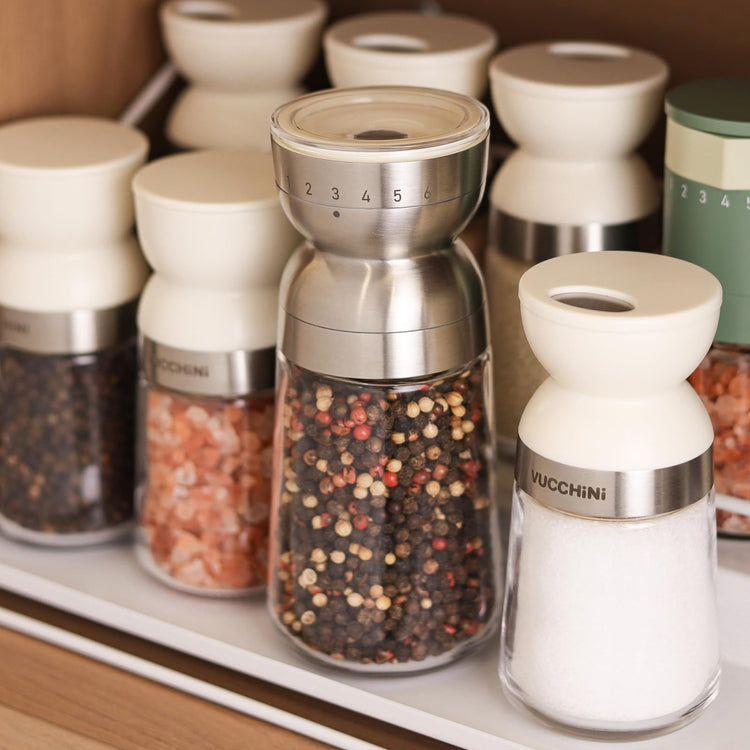 Pepper Grinder Salt Grinder Manual (2 Count)