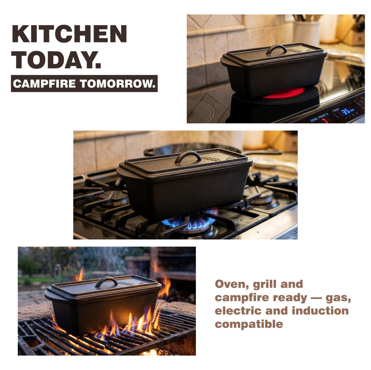 Cast Iron Bread Pan With Lid