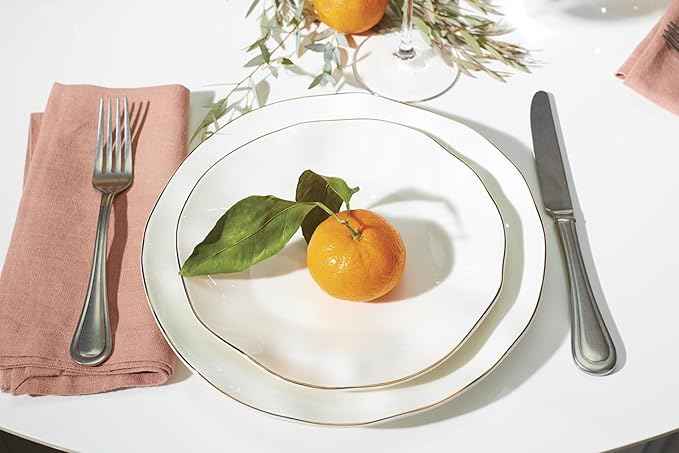 Lenox 899192 Blue Bay White 18-Piece Dinnerware Set, Service For 6