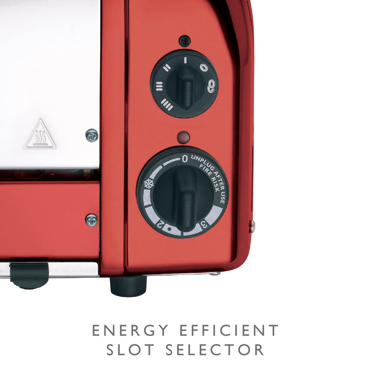 Classic 4 Slice NewGen Apple Candy Red Toaster