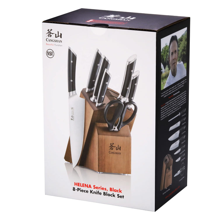 HELENA Series German Steel Forged Knife Block Set