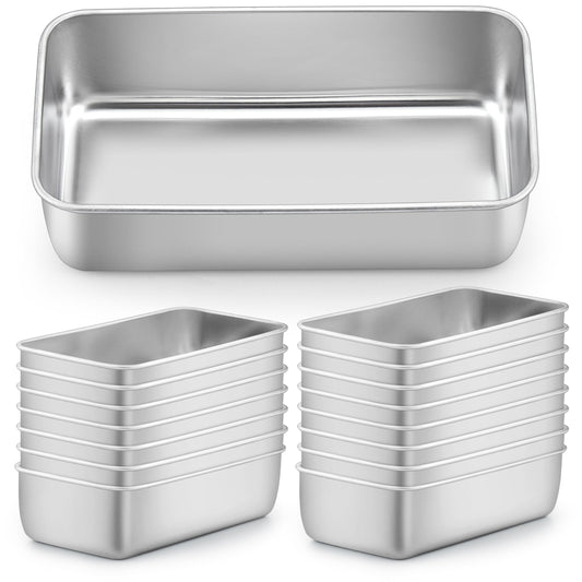 16 Pack 9x5Inch Loaf Pan for Bread Baking (5.62 Count)