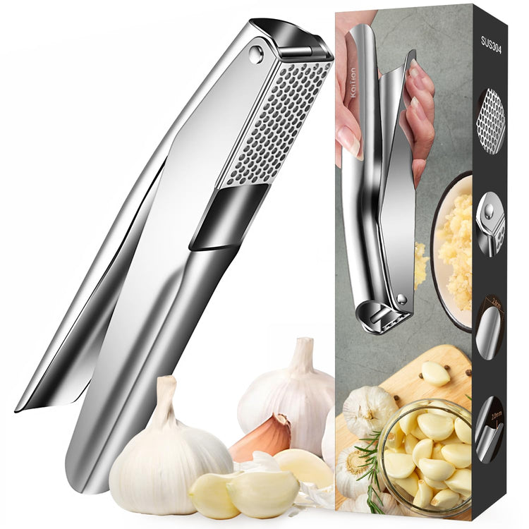 Stainless Steel Garlic Press