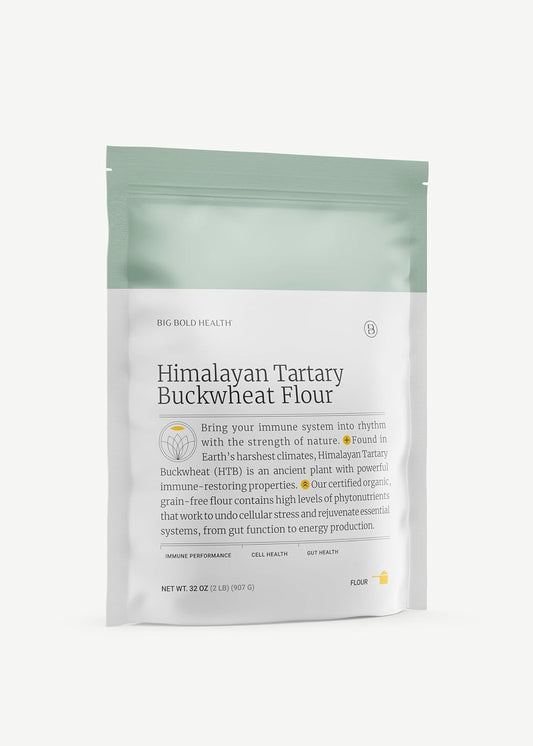 Big Bold Health Himalayan Tartary Buckwheat (HTB) Super Nutrition, Gluten-Free Flour Alternative for Baking. Certified Organic, Non-GMO, and Kosher - Nestoria