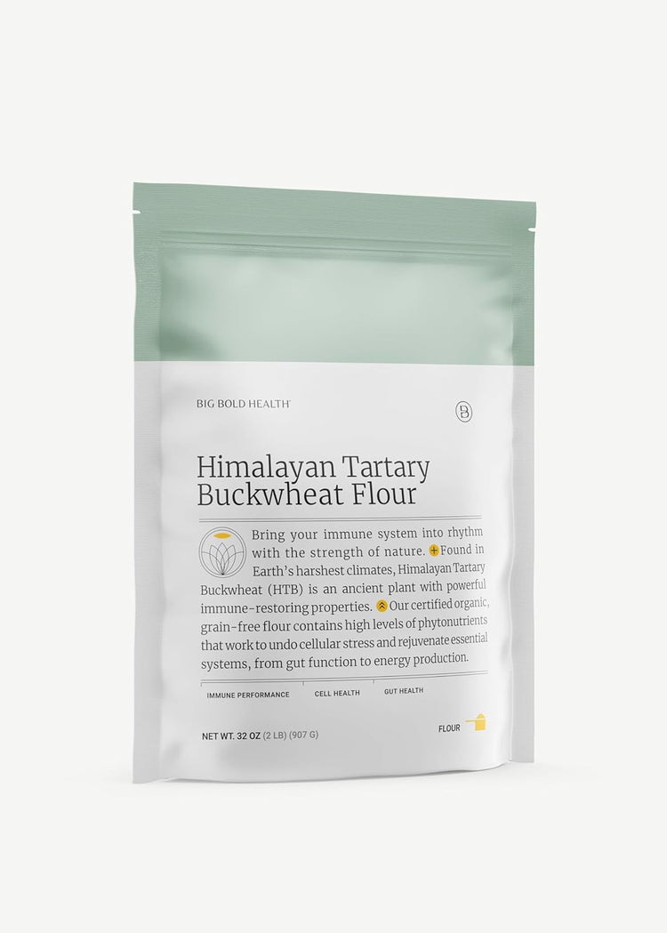 Big Bold Health Himalayan Tartary Buckwheat (HTB) Super Nutrition, Gluten-Free Flour Alternative for Baking. Certified Organic, Non-GMO, and Kosher - Nestoria