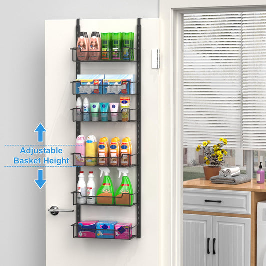 12.3" W Narrow Over the Door Pantry Organizer