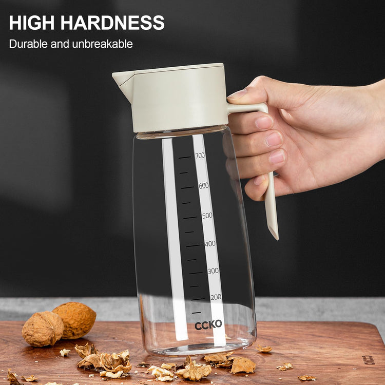 Olive Oil Dispenser Bottle for Kitchen with Leakproof and Dust Cover