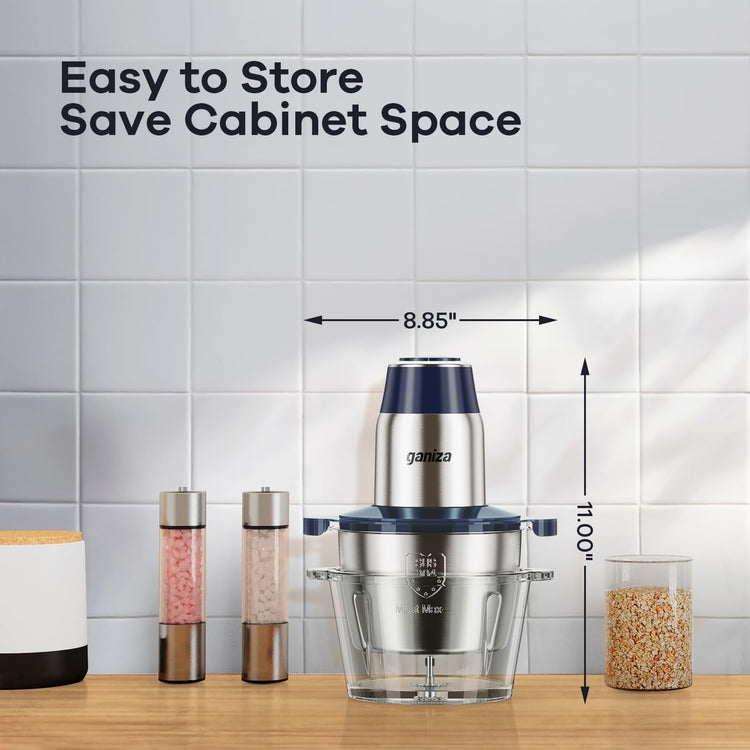 Food Processors with 2 Bowls (2 Count)