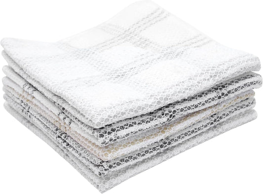 Ritz Cotton Scouring Dish Cloth 5-Pack, Neutral - Nestoria
