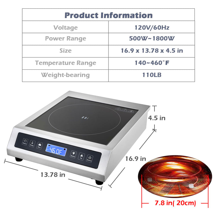 Commercial Induction Cooktop