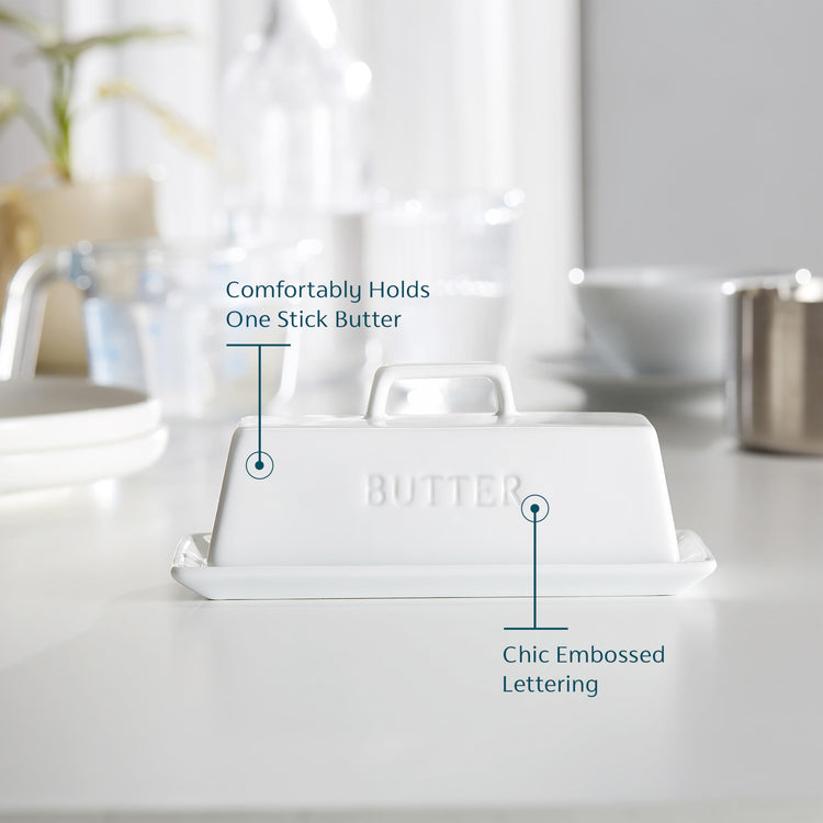 Ceramic Butter Dish with Lid