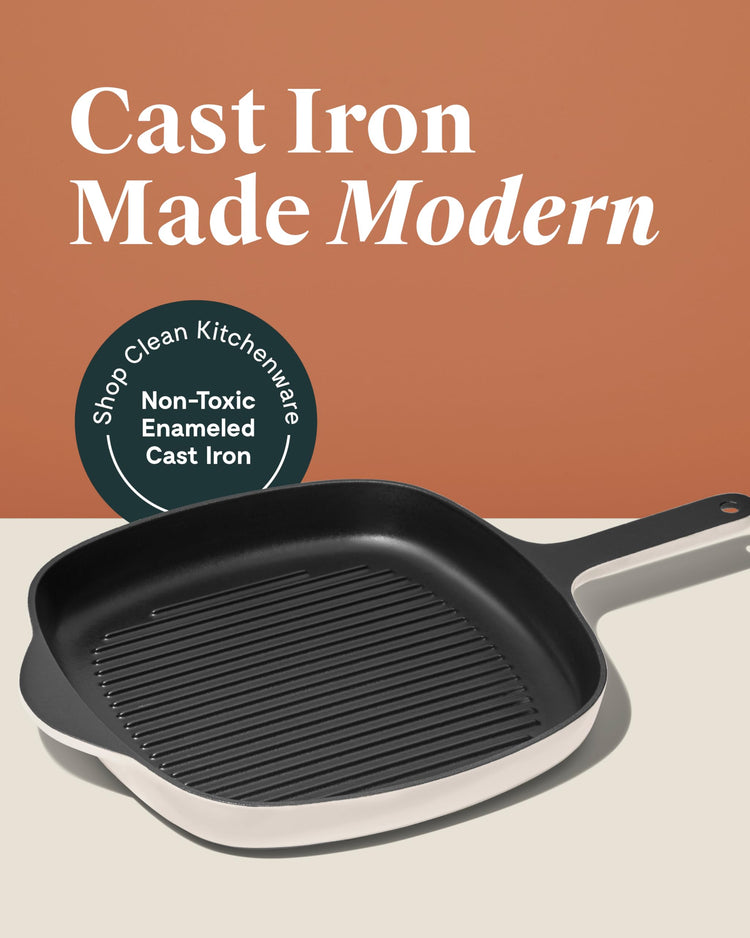 Enameled Cast Iron 10.5" Grill Pan