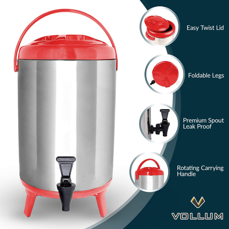 Stainless Steel Insulated Beverage Dispenser