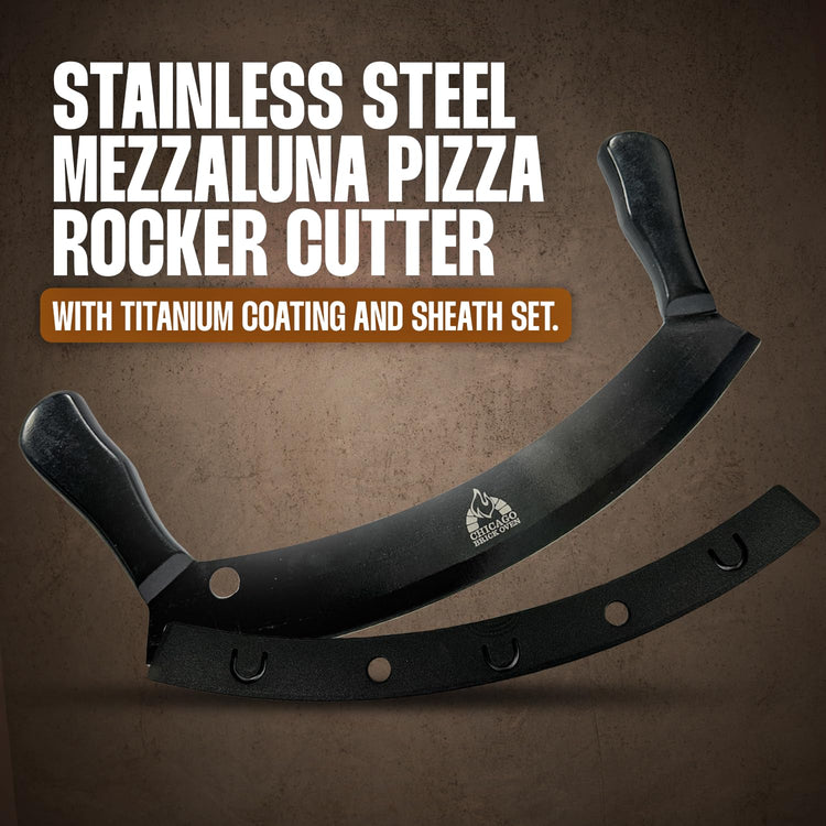 12 Inch Pizza Cutter Rocker Blade