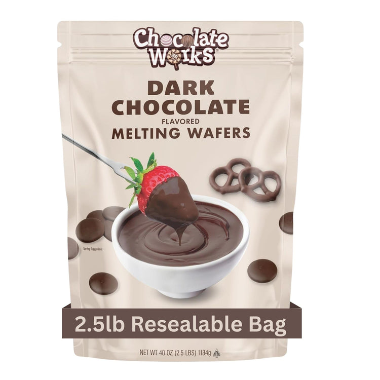 Dark Chocolate Melting Chocolate Wafers (40 Ounce)