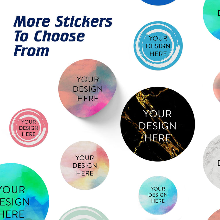 Custom Vinyl Stickers Your Image (100 Count)