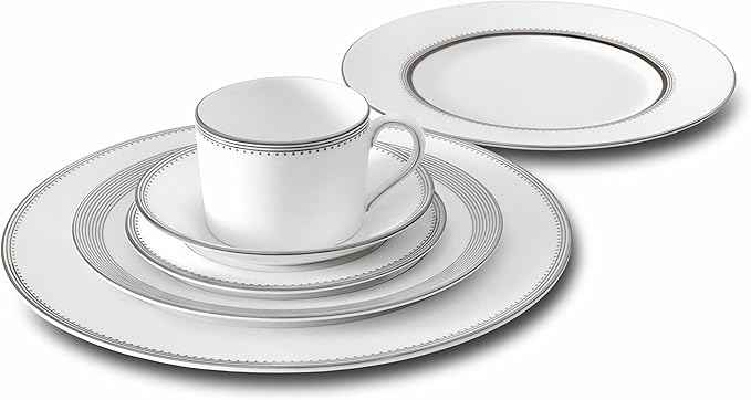 Wedgwood Vera Wang Grosgrain 5-Piece Place Setting, Service for 1