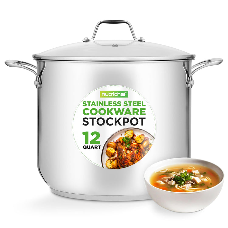 12 Quart Stainless Steel Stockpot