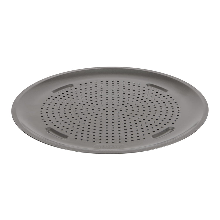 AirPerfect 14 Inch Insulated Nonstick Carbon Steel Pizza Pan with Cutting Guides