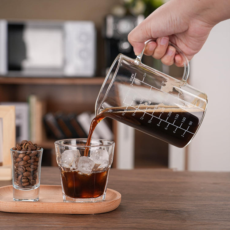 500ML 2 CUP Glass Measuring Cup With Handle