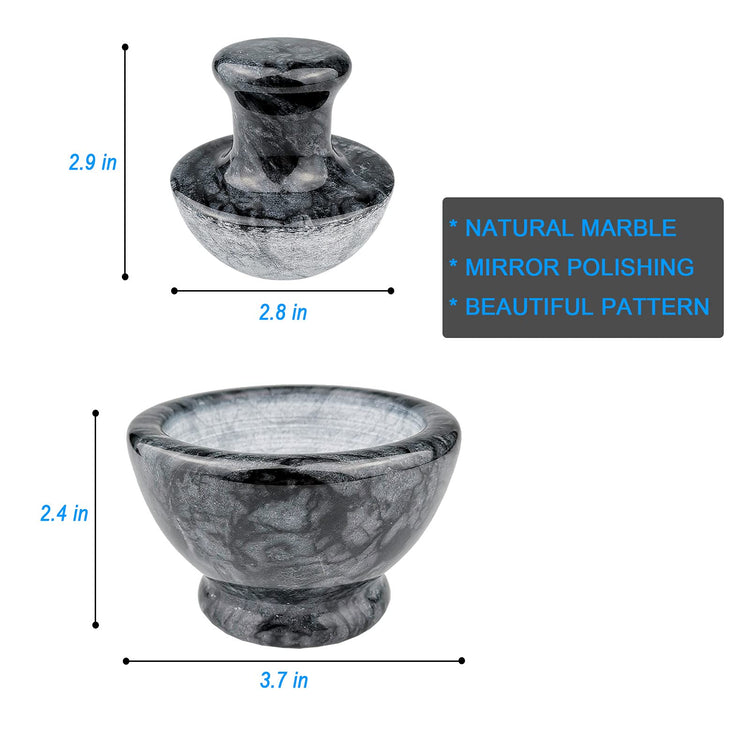 Marble Mortar and Pestle Set