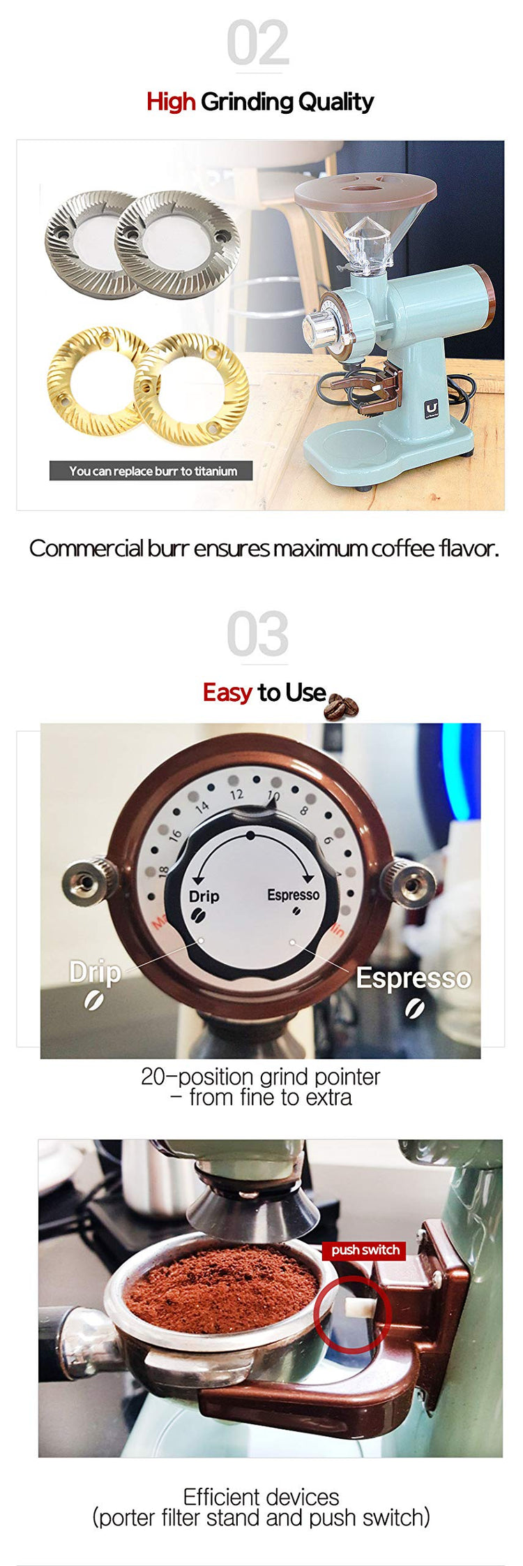 070s Electric Coffee Grinder