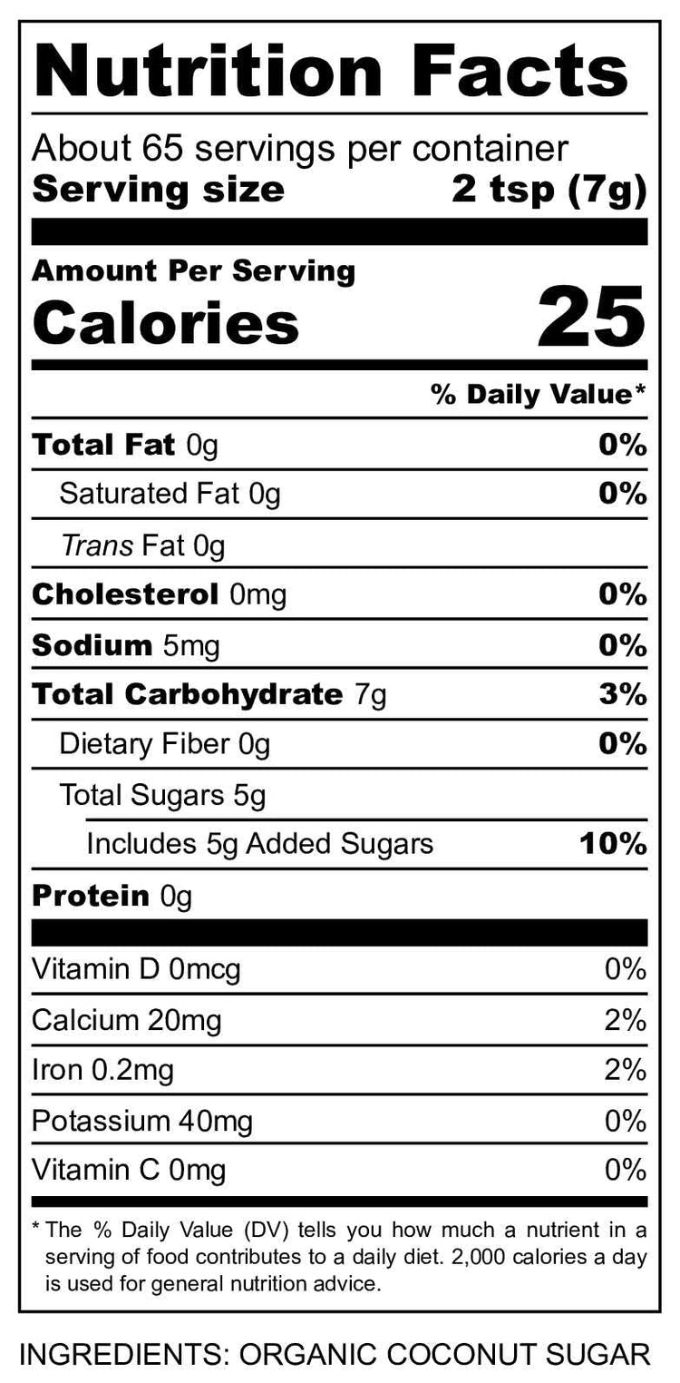 Organic Brown Coconut Sugar (16 Ounce)