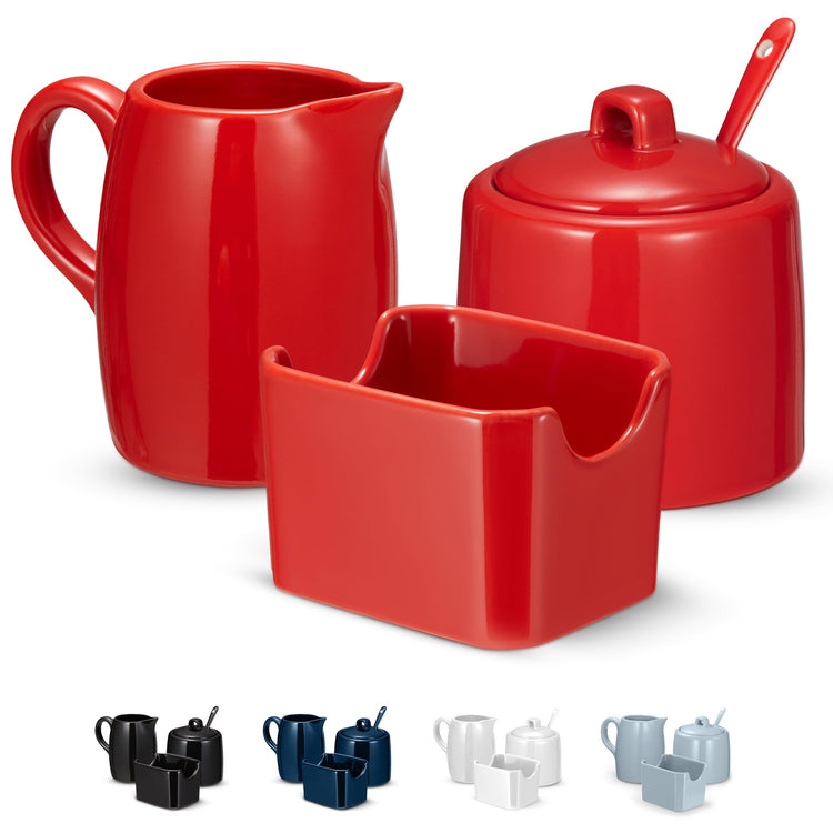 Sugar and Creamer Set (3 Count)
