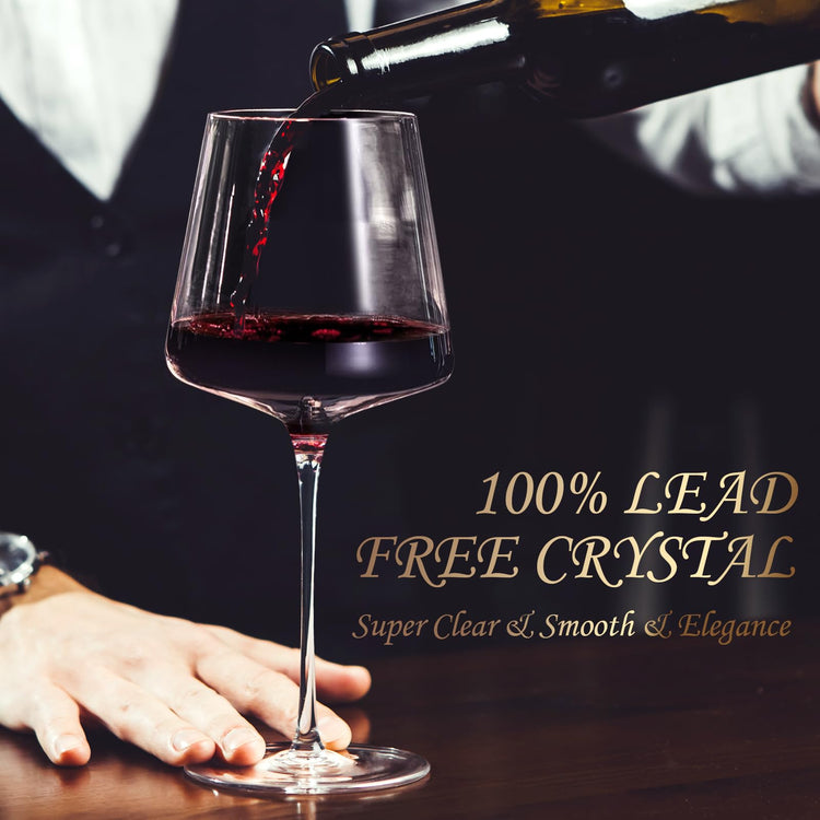 21Oz Crystal Wine Glasses Set of 6 (6 Count)