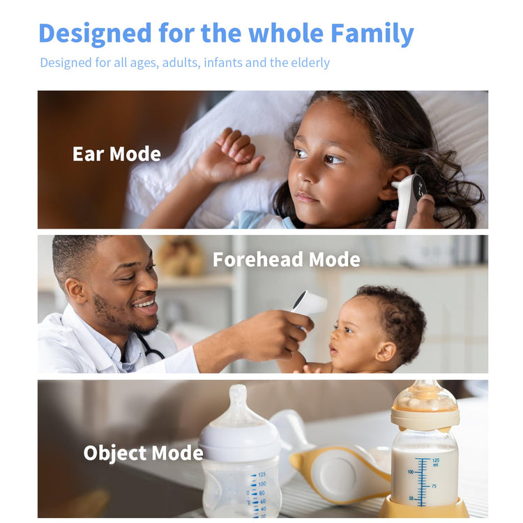 Ear and Forehead Thermometer for Adults and Kids