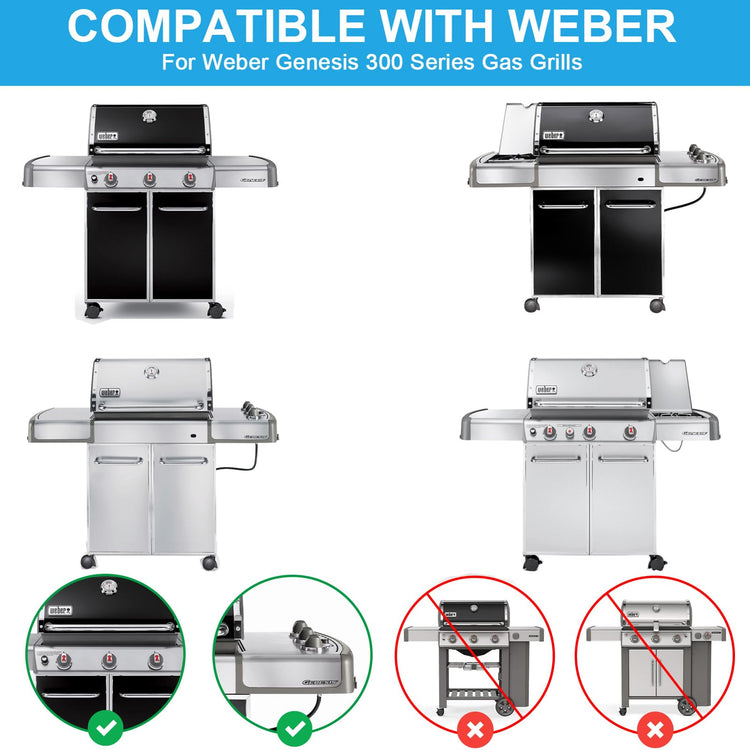 Full Size Griddle Insert for Weber Genesis 300 Grill E