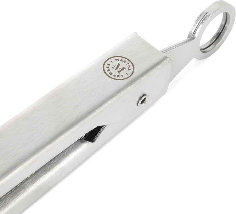 Martha Stewart Richburn 12" Tongs - Stainless Steel