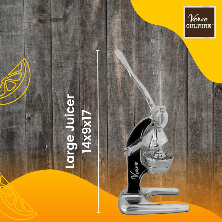 Artisan Cast Aluminum Professional Grade Manual Hand Press Juicer for Orange
