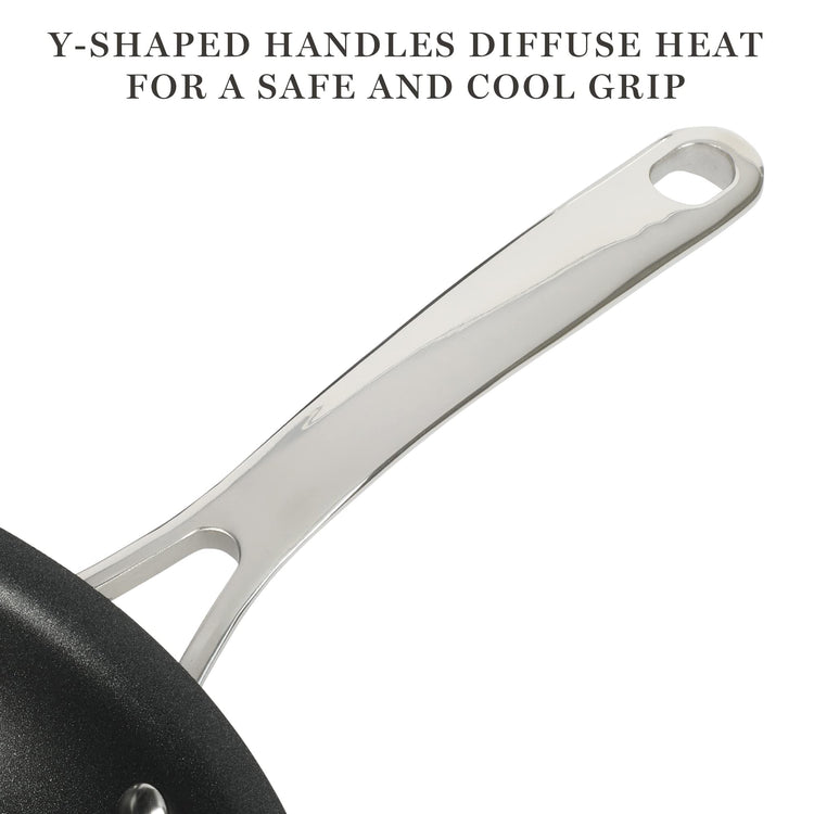 Lockton Premium Nonstick 10 Piece Enamel Heavy Gauge Aluminum Pots and Pans Cookware Set