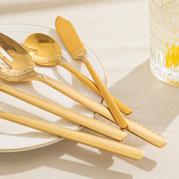 16 piece Large Hostess Serving Utensils Set (12 Count)