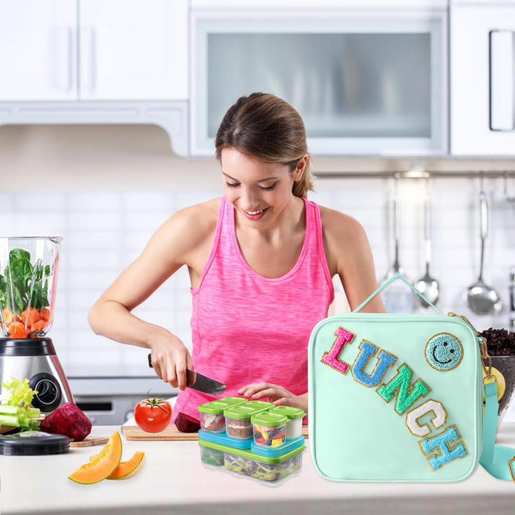 Insulated Lunch Bag With Adjustable Shoulder Strap