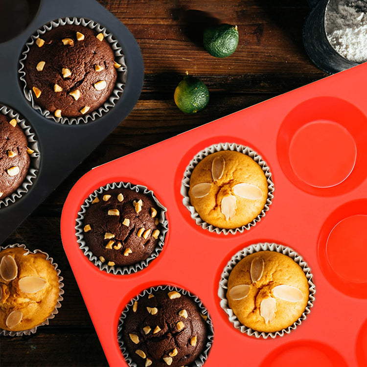 Silicone Muffin Pan Set (3 Count)