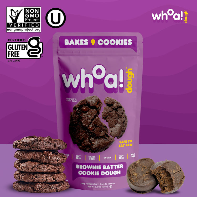 Whoa Dough Ready to Bake Cookie Dough Brownie Batter (41.4 Ounce)