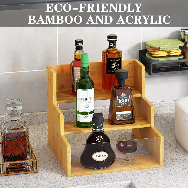 Liquor Bottle Display Shelf Bar Shelves