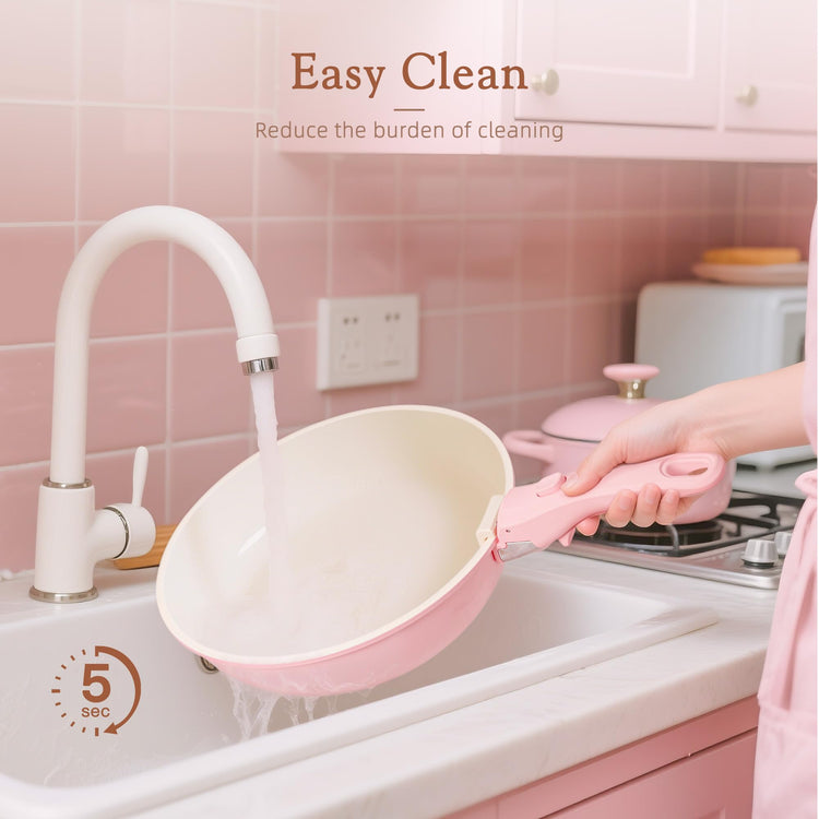 21 Pcs Pots and Pans Set Non Stick