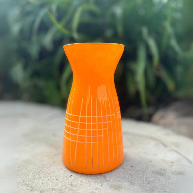 Matchstick Colored Glass Vases (2 Count)