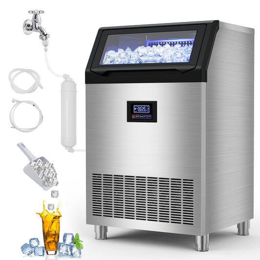 350 lbs High Output Commercial Ice Maker Undercounter Built