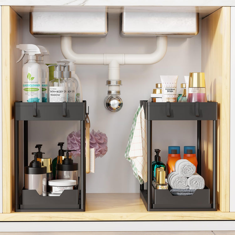 Under Sink Organizer 2 Pack (2 Count)
