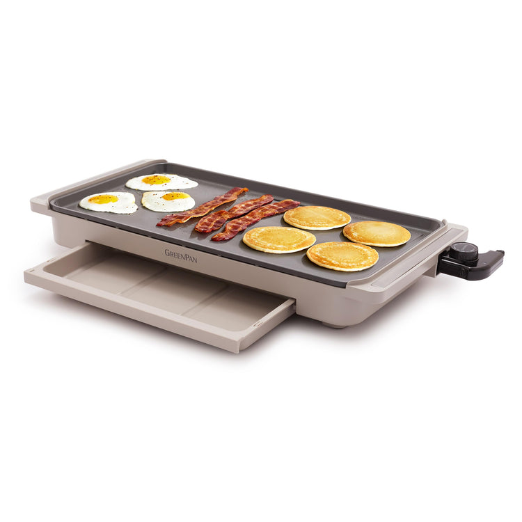 Advanced 10.5”x 20” Electric Griddle with Warming Drawer